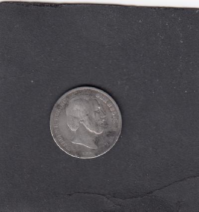 Beschrijving: 1/2 Gulden WILLEM III  